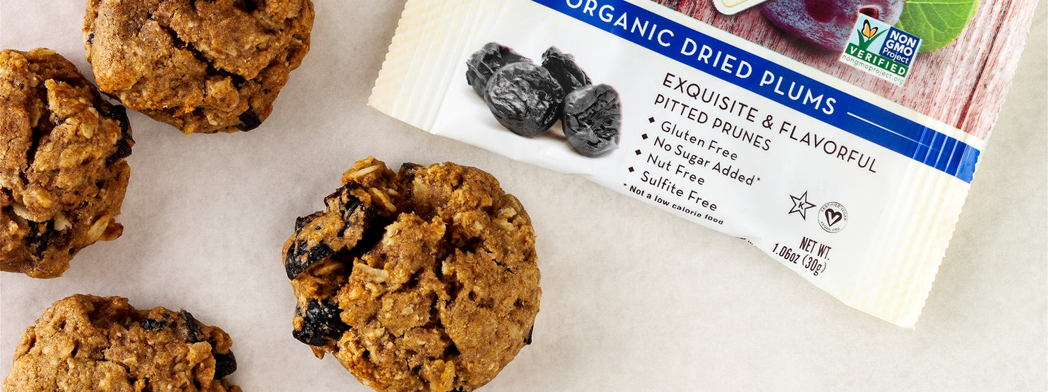 VEGAN PLUM OATMEAL COOKIES