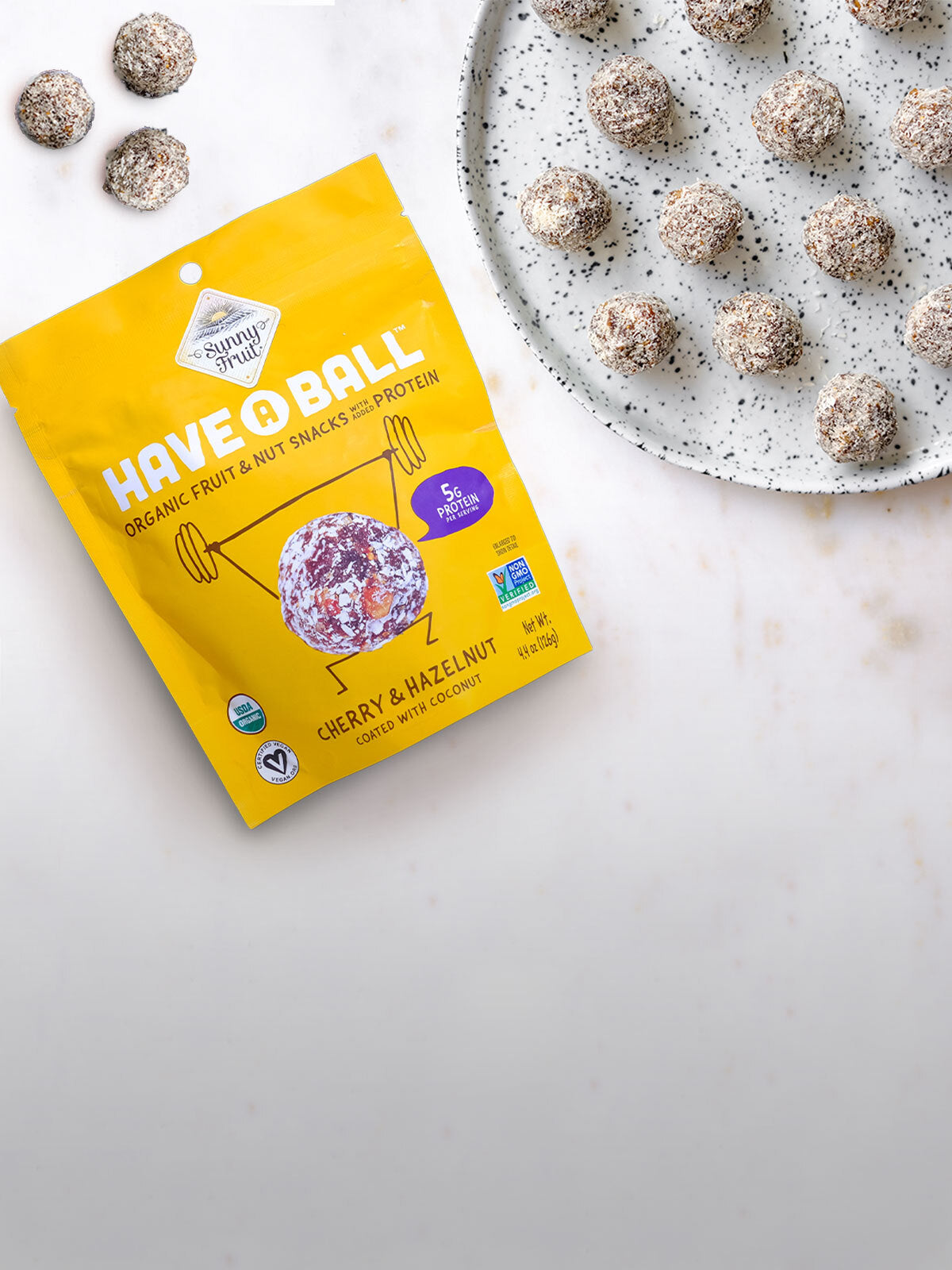 Organic Fruit and Nut Snacks Banner 01 mobile