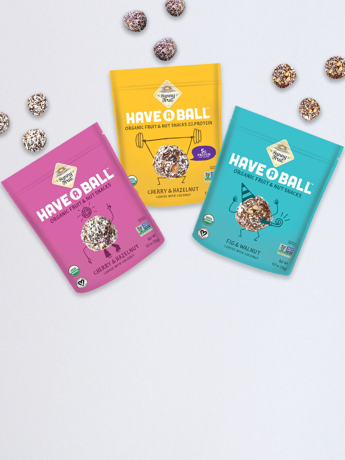 Organic Fruit and Nut Snacks Banner 02 mobile