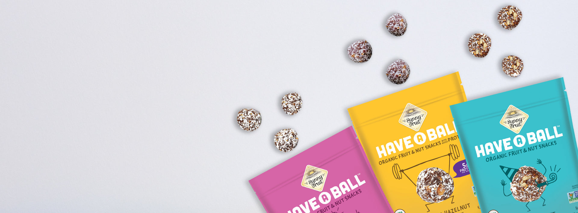 Organic Fruit and Nut Snacks Banner 02