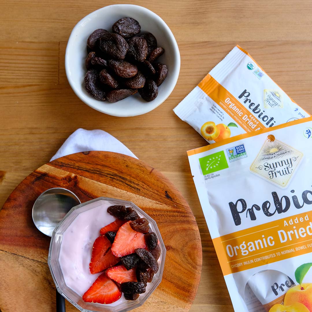 prebiotic organic dried apricots