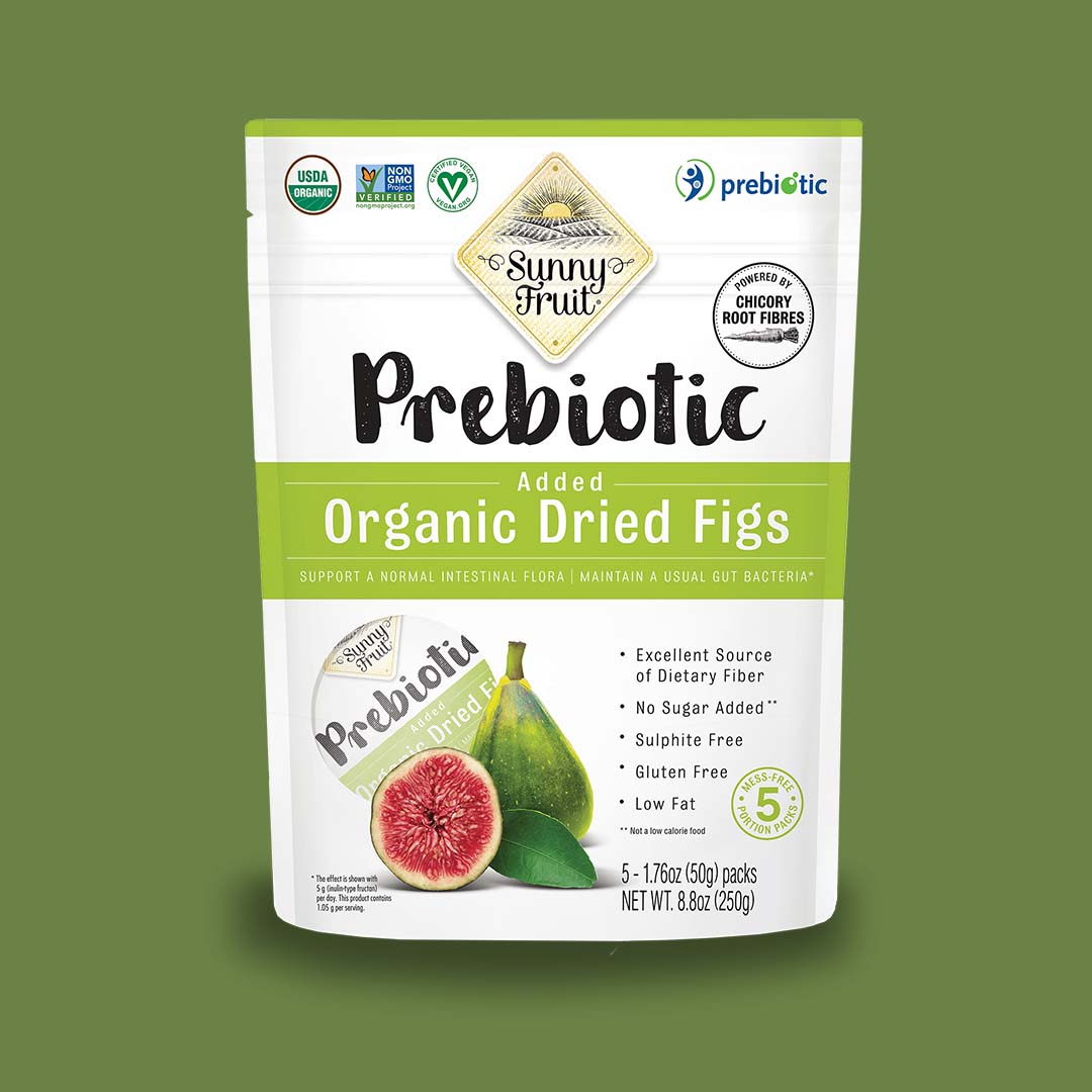 ORGANIC DRIED FIGS W/ ADDED PREBIOTICS