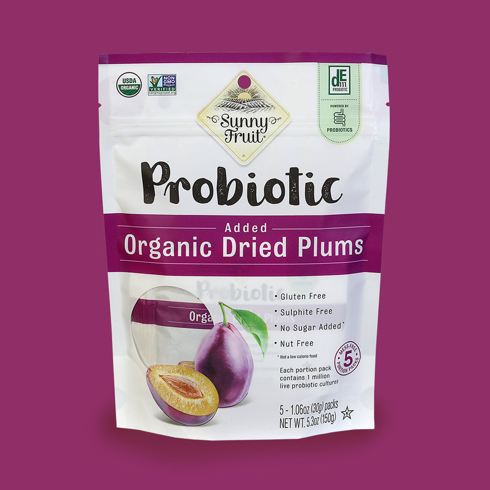 ORGANIC DRIED PLUMS W/ ADDED PROBIOTICS