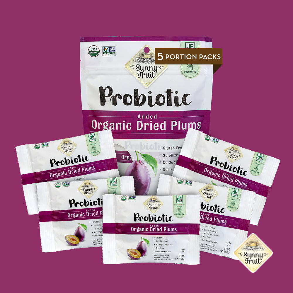 ORGANIC DRIED PLUMS W/ ADDED PROBIOTICS