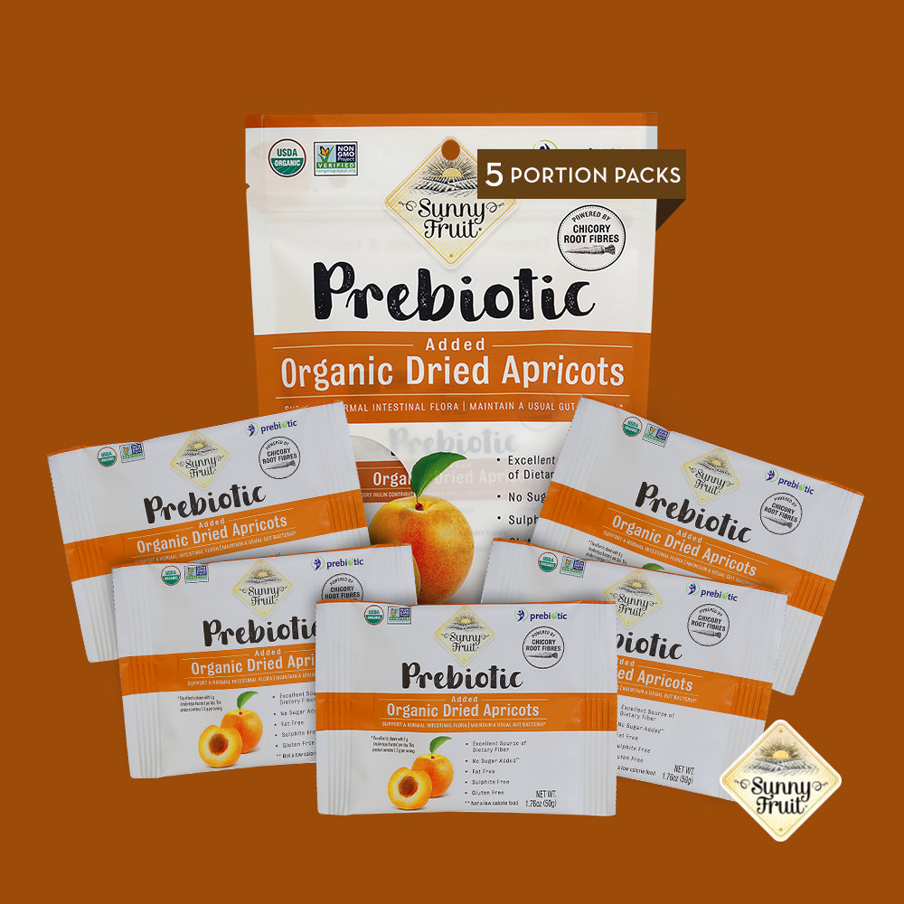 prebiotic organic dried apricots