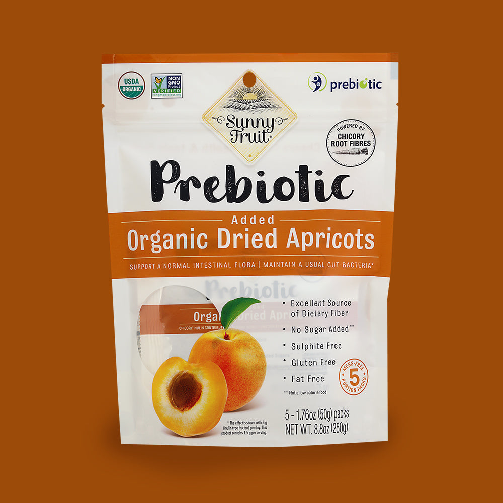 prebiotic organic dried apricots